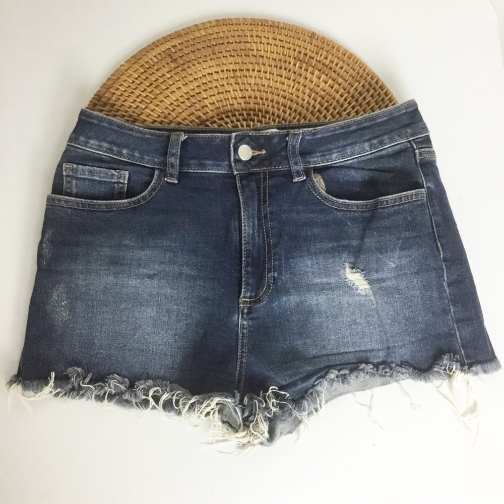 Victoria’s Secret Blue Cut Off Shorts High Shorts